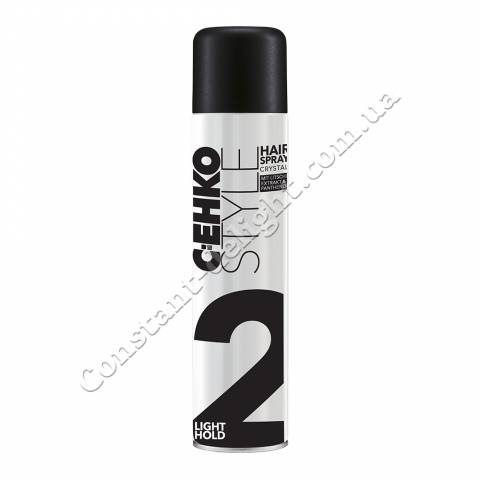 Лак для волосся Кристал c екстрактом лічі C: EHKO Style Hairspray 2 Crystal 400 ml