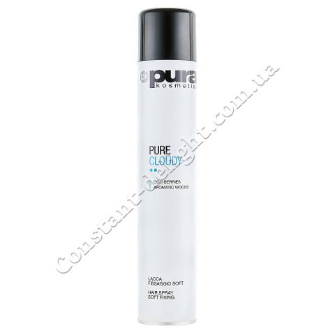 Лак для волосся легкої фіксації Pura Kosmetica Pure Cloudy Hair Spray 500 ml