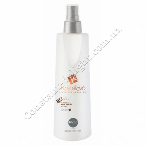 Лак для волосся сильної фіксації без газу BBcos Kristal Evo Power Fix Hair Spray 300 ml