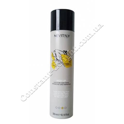 Лак для волос сильной фиксации без газа Nevitaly HIGH UP Strong no gas Hairspray 300 ml