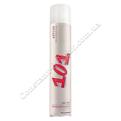 Лак для волос ультрасильной длительной фиксации Elgon Affixx 101 Fix It 500 ml