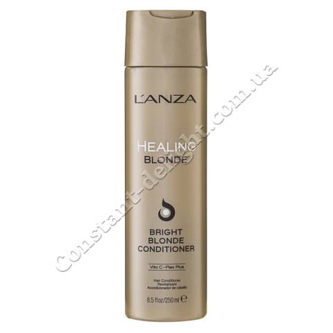 Целебный кондиционер для натуральных и обесцвеченных светлых волос L'anza Healing Blonde Bright Blonde Conditioner 250 ml