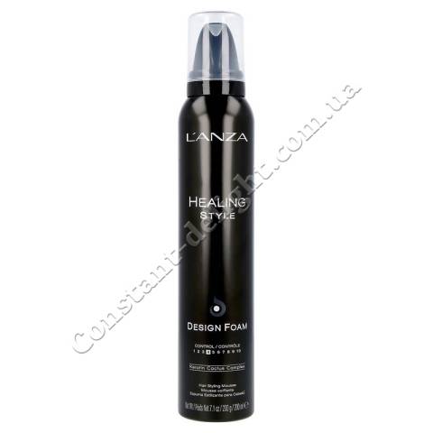 Мусс-пена для укладки волос L'anza Healing Style Design Foam 200 ml