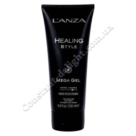 Мега-гель для укладання волосся сильної фіксації L'anza Healing Style Mega Gel 200 ml
