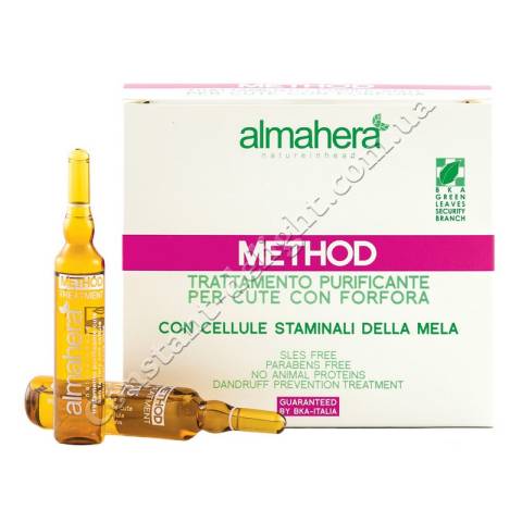 Лечебные ампулы против перхоти и жирной кожи головы Bioetika Almahera Method Dandruff Prevention Treatment 10x10 ml