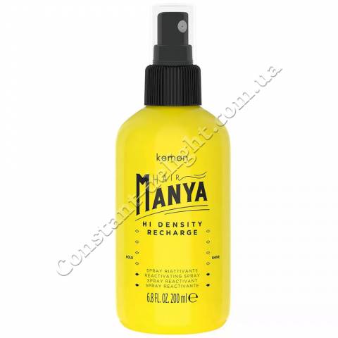 Легкий спрей для відновлення кучерів Kemon Hair Manya Hi Density Recharge Spray 200 ml