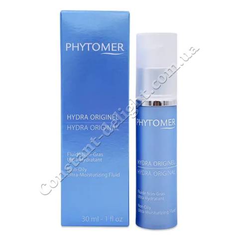 Легкий ультра-зволожуючий флюїд для особи Phytomer Hydra Original Non-Oily Ultra-Moisturizing Fluid 30 ml