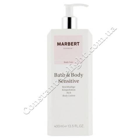 Лосьон для чувствительной и сухой кожи тела Marbert Bath & Body Sensitive Rich Body Lotion 400 ml