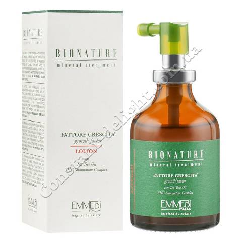 Лосьон для волос Фактор Роста с маслом чайного дерева Emmebi Italia BioNatural Mineral Treatment Growth Factor Lotion 50 ml