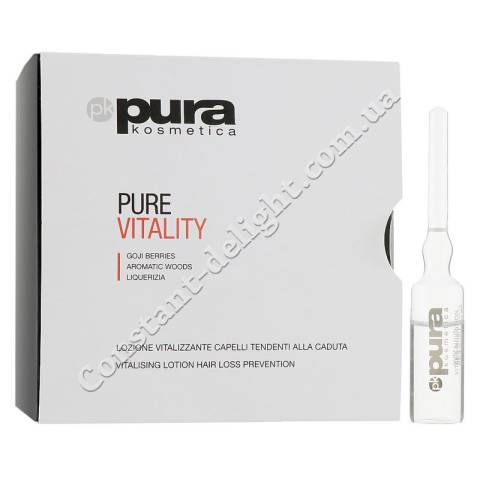 Лосьон против выпадения волос Pura Kosmetica Pure Vitality Lotion 12x6 ml