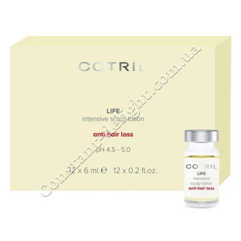 Cotril Life Intensive Scalp Anti-Hair Loss Lotion Лосьйон проти випадання волосся в ампулах 12x6 ml