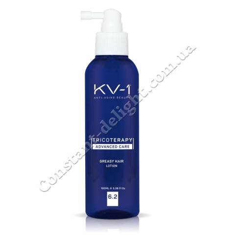 Лосьон против жирности кожи головы 6.2 KV-1 Tricoterapy Greasy Hair Lotion 6.2, 100 ml