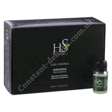HS Milano Energy Loss Control Energising Treatment Лосьон в ампулах против выпадения волос 8x8ml