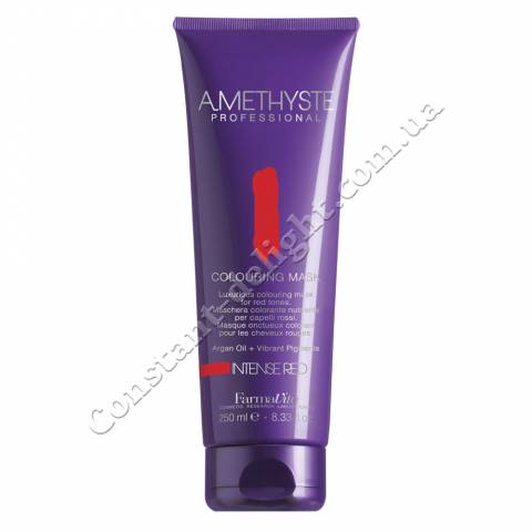 Тонирующая маска для красных оттенков волос FarmaVita AMETHYSTE INTENSE RED MASK 250 ml