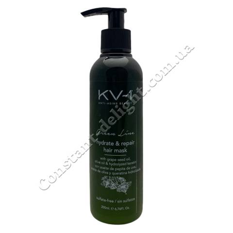 Маска-кондиционер для увлажнения и питания волос KV-1 Green Line Hydrate & Repair Hair Mask 200 ml