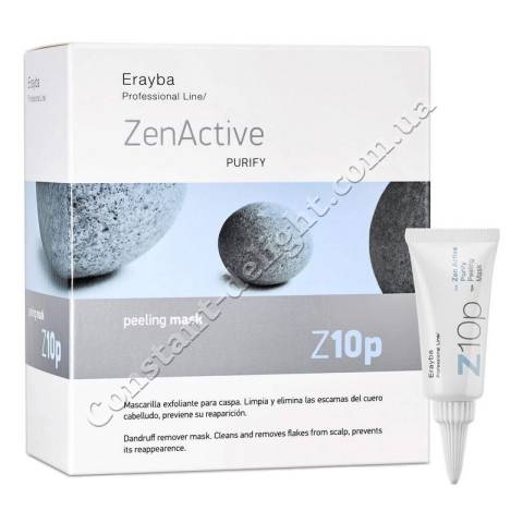 Маска-пилинг против перхоти Erayba ZenActive Purify Z10p Peeling Mask 8x15 ml