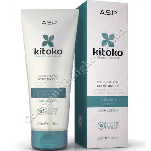 Активна маска для зволоження волосся Affinage Kitoko Hydro Revive Active Macque 200 ml