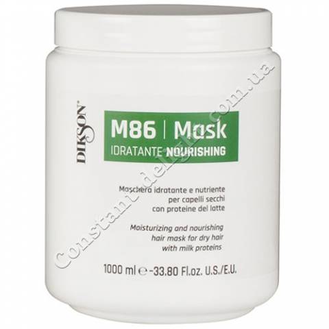 Маска баланс харчування і зволоження для всіх типів волосся з молочними протеїнами Dikson M 86 Mask 1 L