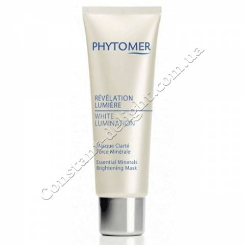 Маска для лица отбеливающая Phytomer White Lumination Essential Minerals Brightening Mask 50 ml