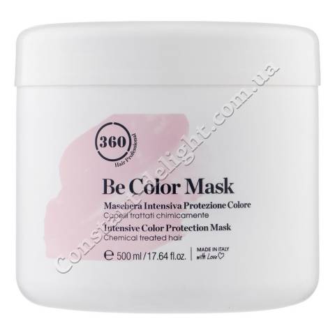 Маска для фарбованого волосся з оцтовим оцтом 360 Be Color Intencive Color Protection Mask 500 ml