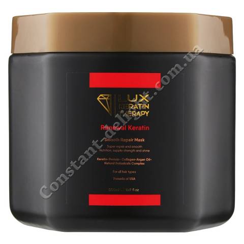 Маска для розгладження та реконструкції волосся Lux Keratin Therapy Renewal Keratin Mask 500 ml