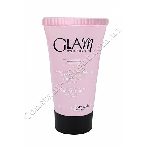 Маска для разглаживания волос с эффектом сияния Dott. Solari Glam Illuminating Mask 30 ml