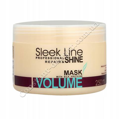 Маска для збільшення об'єму волосся Stapiz Sleek Line Repair Volume Mask 250 ml