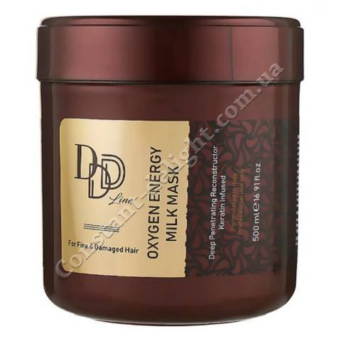 Маска для волос Энергия кислорода Clever Hair Cosmetics DDD Line Oxygen Energy Milk Mask 500 ml