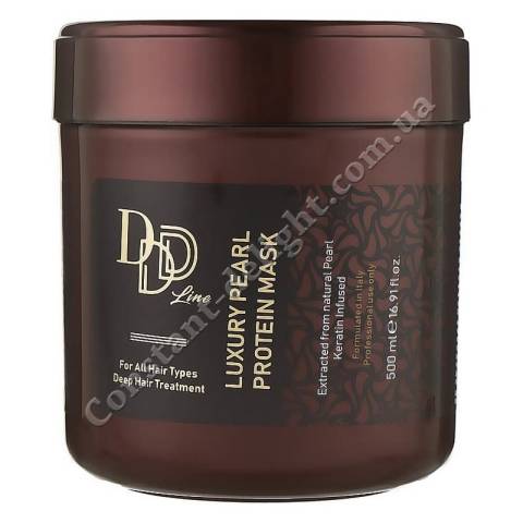 Маска для волос Роскошь жемчуга Clever Hair Cosmetics DDD Line Luxury Pearl Protein Mask 500 ml