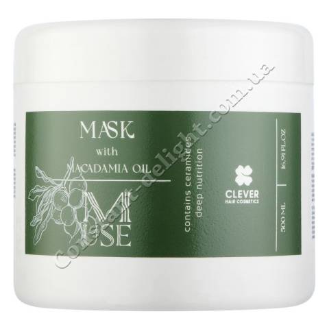 Маска для волосся з маслом макадамії Clever Hair Cosmetics M-USE With Macadamia Oil Mask 500 ml