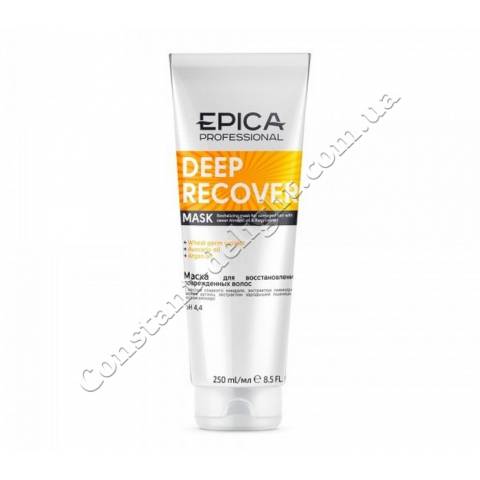 Маска для восстановления поврежденных волос с маслом сладкого миндаля Epica Professional Deep Recover Mask 250 ml