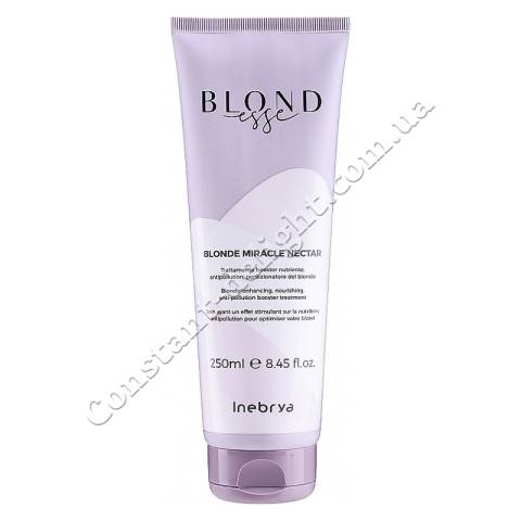 Маска живильна для волосся відтінків блонд Inebrya Blondesse Blonde Miracle Nectar 250 ml
