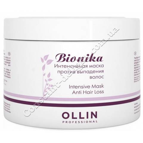Маска проти випадіння волосся інтенсивна Ollin Professional Bionika Intensive Mask Anti Hair Loss 450 ml