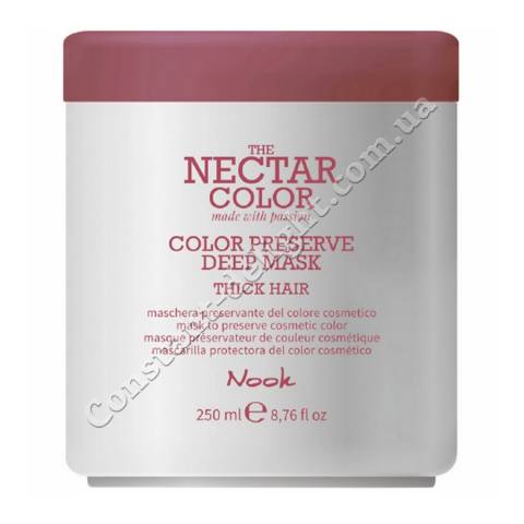 Маска Стійкість кольору для жорстких і щільних волосся Nook The Nectar Color Color Preserve Deep Mask 250 ml