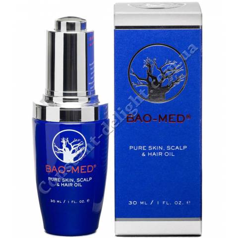 Олія для шкіри голови, волосся та тіла Bao-Med Pure Skin & Scalp Oil 30 ml