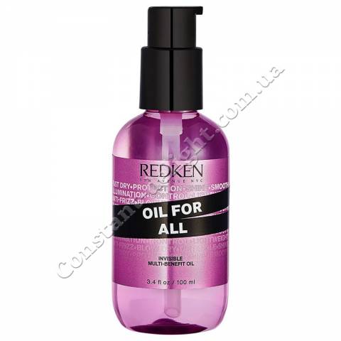 Масло для укладання волосся феном і додання блиску Redken Oil For All 100 ml