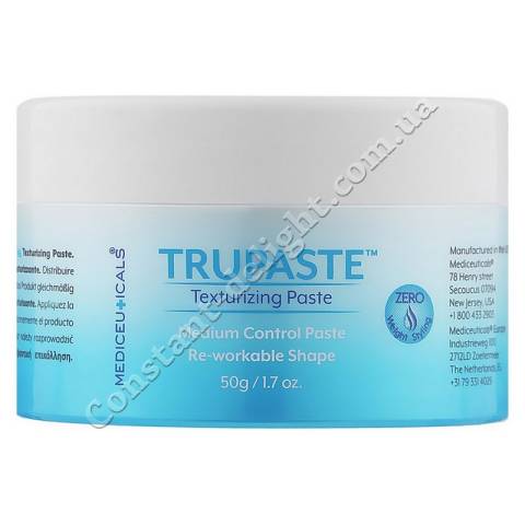 Матовая текстурирующая паста для волос средней фиксации Mediceuticals Trupaste Texturizing Paste 50 g
