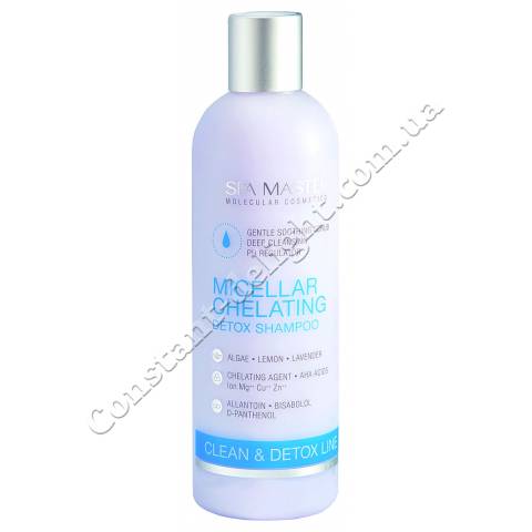 Мицеллярний детокс-шампунь Spa Master Micellar Chelating Detox Shampoo 330 ml