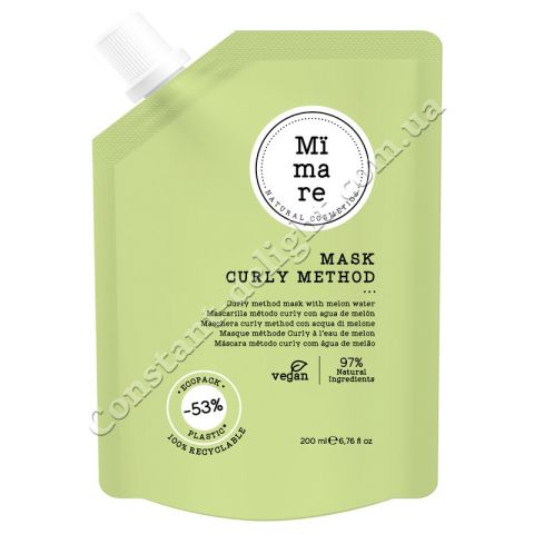 Mimare Curly Method Mask Маска для кудрявых волос 200 ml