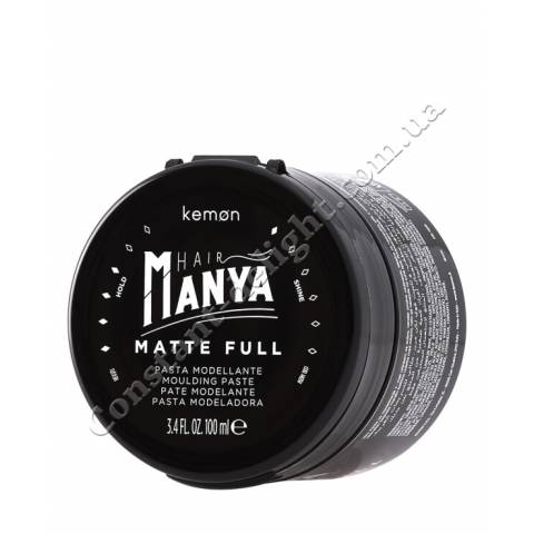 Моделирующая паста для волос с матовым эффектом Kemon Hair Manya Matte Full 100 ml
