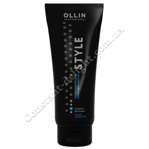 Моделюючий крем для волосся середньої фіксації Ollin Professional Medium Fixation Hair Styling Cream 200 ml