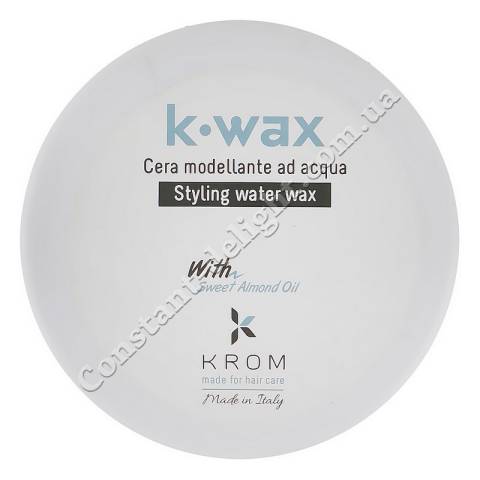 Моделирующий воск для волос на водной основе Krom K-Wax 100 ml