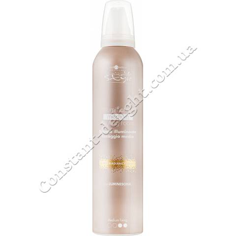 Мус для блиску волосся середньої фіксації Hair Company Professional Inimitable Style Illuminating Medium Styling Foam 250 ml