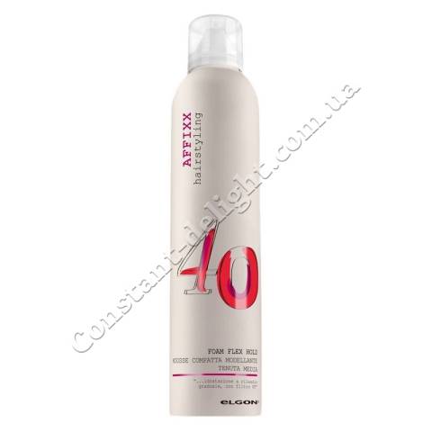 Мусс для укладки волос средней фиксации Elgon Affixx 40 Foam Flex Hold 300 ml