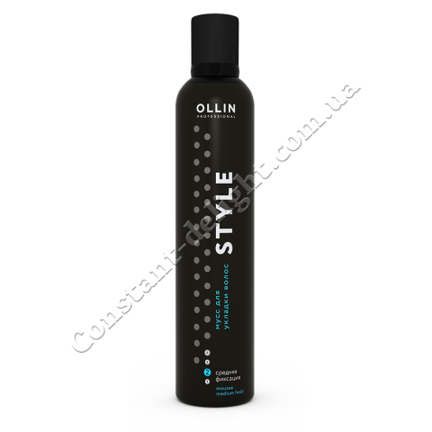 Мус для укладки волосся середньої фіксації Ollin Professional 250 ml