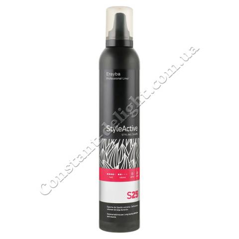 Мус для волосся сильної фіксації Erayba StyleActive S25 Extreme Mousse 300 ml