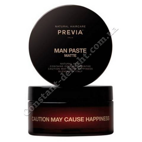 Мужская паста для укладки волос натуральной фиксации Previa Man Paste Matte Natural Hold 100 ml