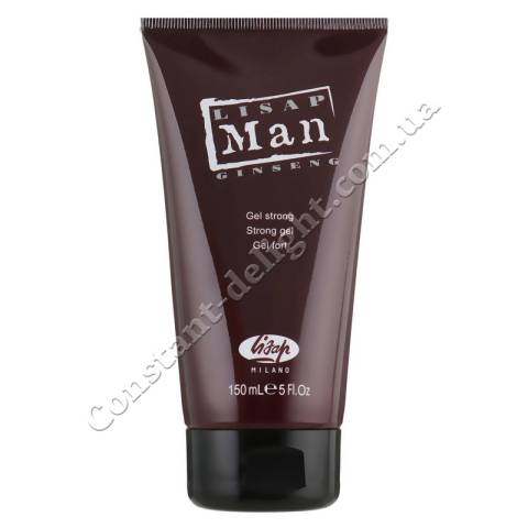 Чоловічий гель для волосся сильної фіксації Lisap Man Strong Gel 150 ml