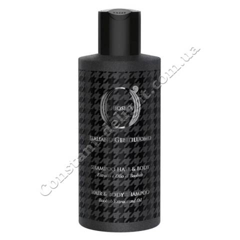 Чоловічий шампунь для волосся, тіла та бороди Barex Olioseta Gentiluomo Hair & Body Shampoo 250 ml