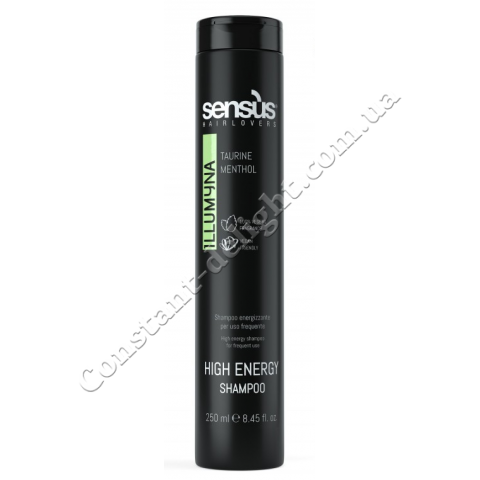 Чоловік шампунь для всіх типів волосся Sens.us High Energy Shampoo 250 ml